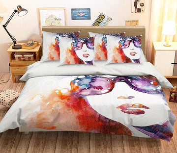 3D Graffiti Woman 231 Bed Pillowcases Quilt Wallpaper AJ Wallpaper 