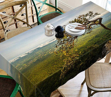 3D Mountain Peak Tree 447 Tablecloths Wallpaper AJ Wallpaper 