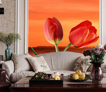 Orange Tulips 2 Wallpaper AJ Wallpaper 