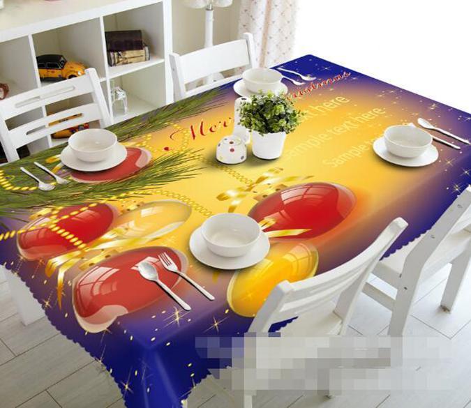 3D Christmas Balls 1362 Tablecloths Wallpaper AJ Wallpaper 