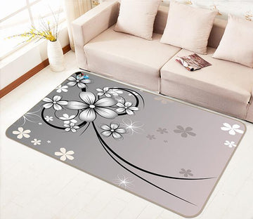 3D Dancing Flowers 157 Non Slip Rug Mat Mat AJ Creativity Home 