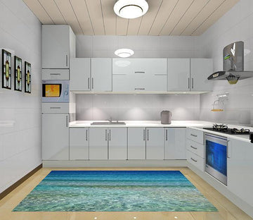 3D Blue Sea 593 Kitchen Mat Floor Mural Wallpaper AJ Wallpaper 