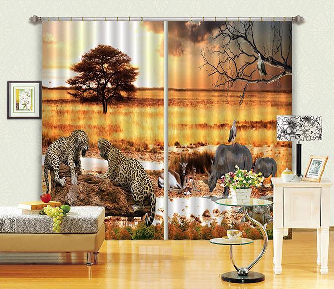 3D Wasteland Animals 14 Curtains Drapes Wallpaper AJ Wallpaper 