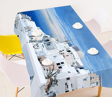 3D Santorini Island 378 Tablecloths Wallpaper AJ Wallpaper 