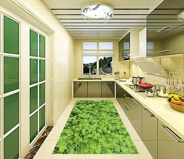 3D Pretty Green Weeds 546 Kitchen Mat Floor Mural Wallpaper AJ Wallpaper 