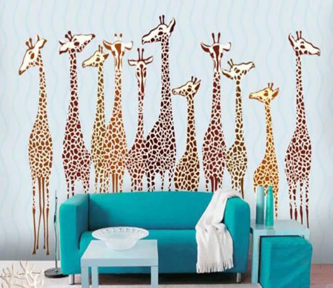 Giraffe Group Wallpaper AJ Wallpaper 2 