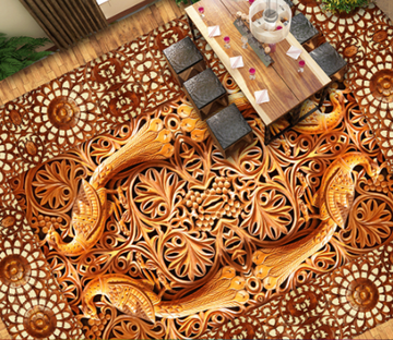 3D Phoenix Floor Mural Wallpaper AJ Wallpaper 2 