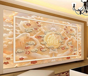 3D Jade Carving Flower 282 Wallpaper AJ Wallpaper 