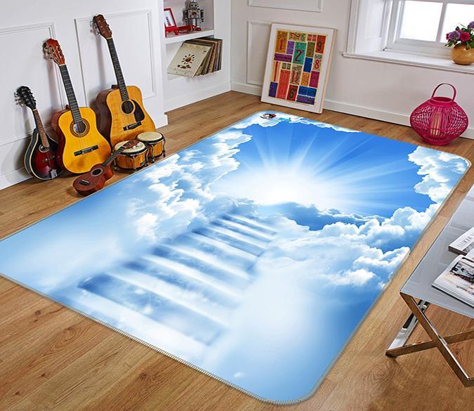 3D Heaven Stairs 169 Non Slip Rug Mat Mat AJ Creativity Home 