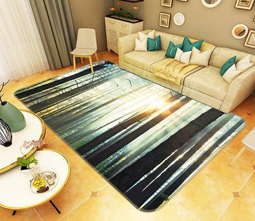 3D Forest Sunshine 171 Non Slip Rug Mat Mat AJ Creativity Home 