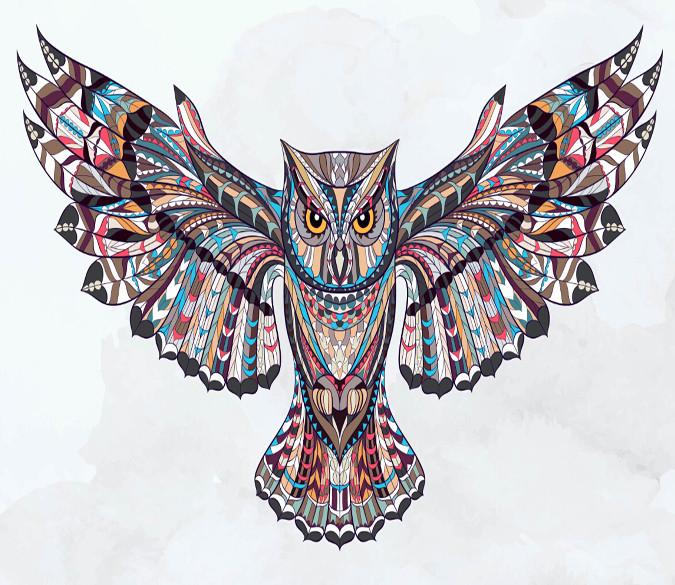Flying Owl Wallpaper AJ Wallpaper 