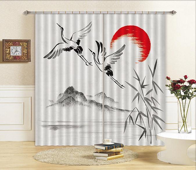 3D Flying Birds 562 Curtains Drapes Wallpaper AJ Wallpaper 