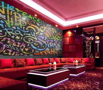 3D Color Font 057 Wallpaper AJ Wallpaper 