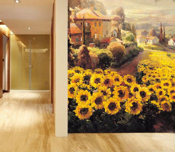 Bright Sunflowers 2 Wallpaper AJ Wallpaper 