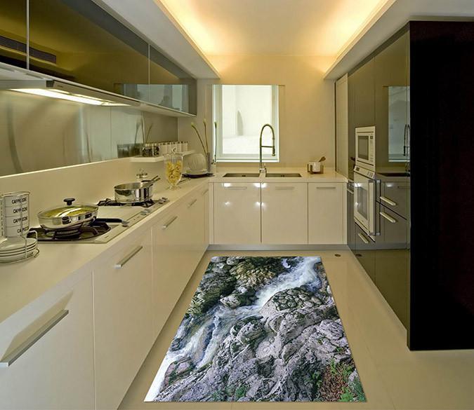 3D Stony Creek 108 Kitchen Mat Floor Mural Wallpaper AJ Wallpaper 