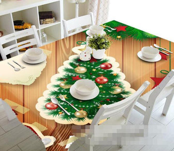3D Christmas Trees 1357 Tablecloths Wallpaper AJ Wallpaper 