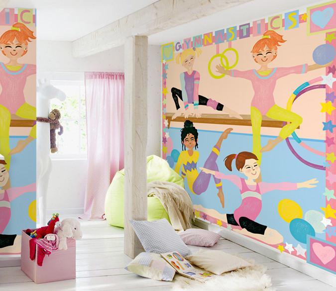 Practicing Gymnastics Wallpaper AJ Wallpaper 