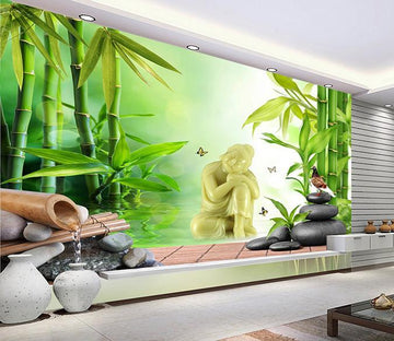 3D Bamboo Forest 332 Wallpaper AJ Wallpaper 
