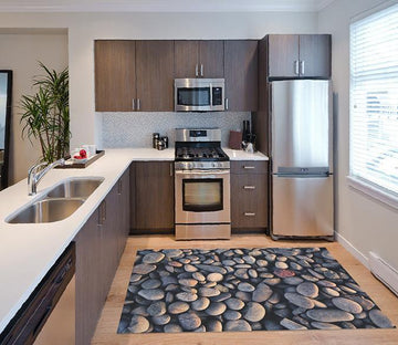3D Gray Stones 590 Kitchen Mat Floor Mural Wallpaper AJ Wallpaper 