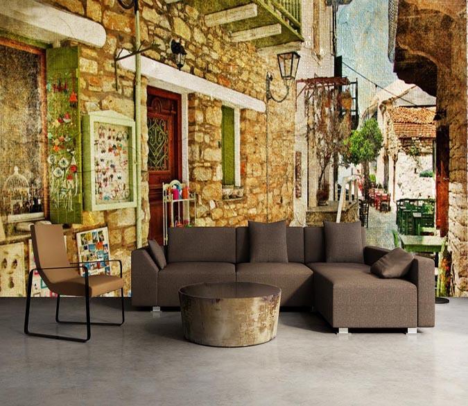 3D Small Lane 743 Wallpaper AJ Wallpaper 