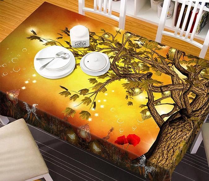 3D Bright Tree 42 Tablecloths Wallpaper AJ Wallpaper 