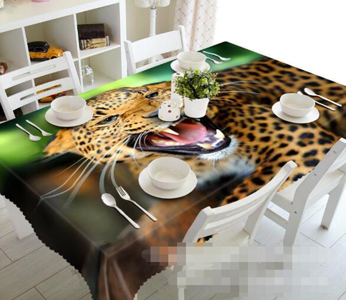 3D Leopard 1314 Tablecloths Wallpaper AJ Wallpaper 