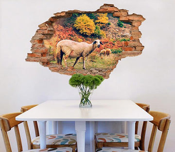 3D Special Animals 205 Broken Wall Murals Wallpaper AJ Wallpaper 