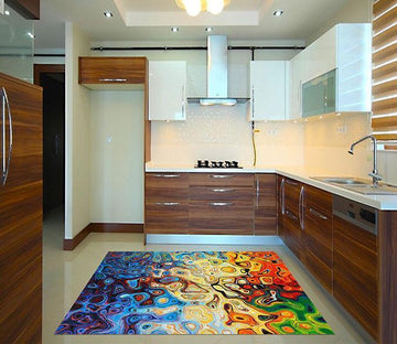 3D Corrugated Pattern 573 Kitchen Mat Floor Mural Wallpaper AJ Wallpaper 