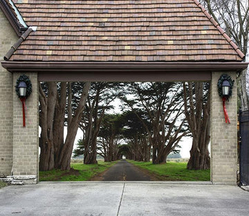 3D Pretty Roadside Trees 167 Garage Door Mural Wallpaper AJ Wallpaper 