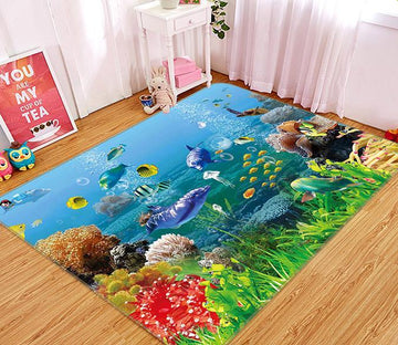 3D Magical Ocean World 274 Non Slip Rug Mat Mat AJ Creativity Home 
