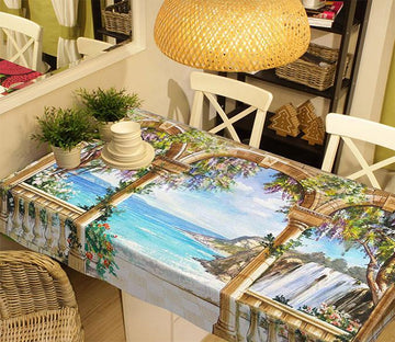 3D Bay Pillars 465 Tablecloths Wallpaper AJ Wallpaper 