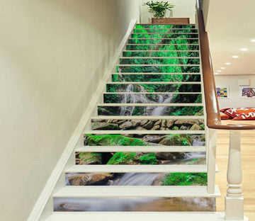 3D Mountain Slope Streams 659 Stair Risers Wallpaper AJ Wallpaper 