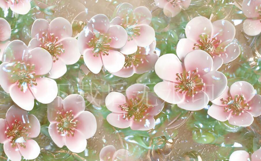 3D Blossoming Peach Blossom Wallpaper AJ Wallpaper 1 