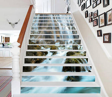 3D Beautiful Waterfall 901 Stair Risers Wallpaper AJ Wallpaper 