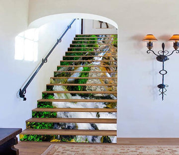3D Beautiful Creek 1621 Stair Risers Wallpaper AJ Wallpaper 