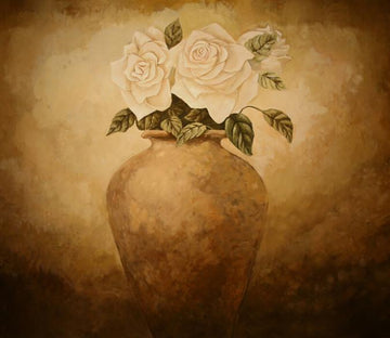 Elegant Flowers Vase Wallpaper AJ Wallpaper 