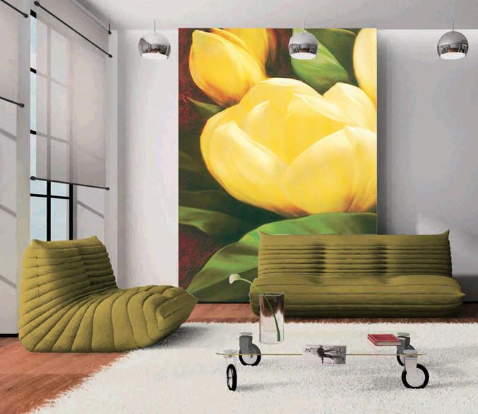 Yellow Buds Wallpaper AJ Wallpaper 2 