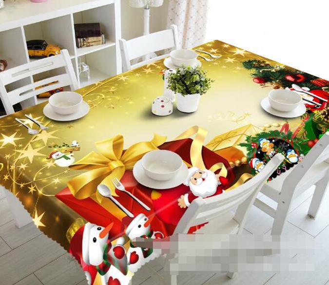 3D Christmas Gifts 1396 Tablecloths Wallpaper AJ Wallpaper 