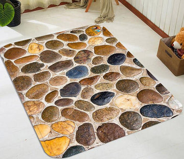 3D Stone Ground 91 Non Slip Rug Mat Mat AJ Creativity Home 