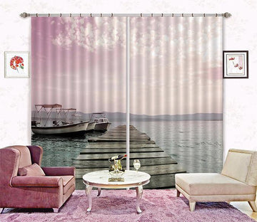3D Lake Yachts 196 Curtains Drapes Wallpaper AJ Wallpaper 