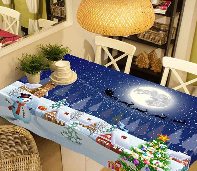 3D Christmas Eve 693 Tablecloths Wallpaper AJ Wallpaper 