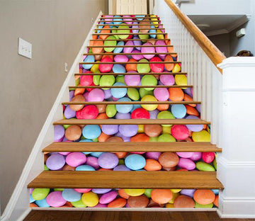 3D Color Candy 1279 Stair Risers Wallpaper AJ Wallpaper 