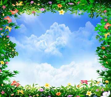 Flowers And Blue Sky Wallpaper AJ Wallpaper 2 
