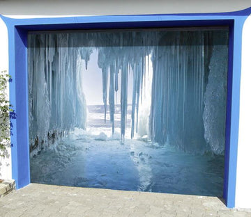 3D Pretty Icicles 485 Garage Door Mural Wallpaper AJ Wallpaper 
