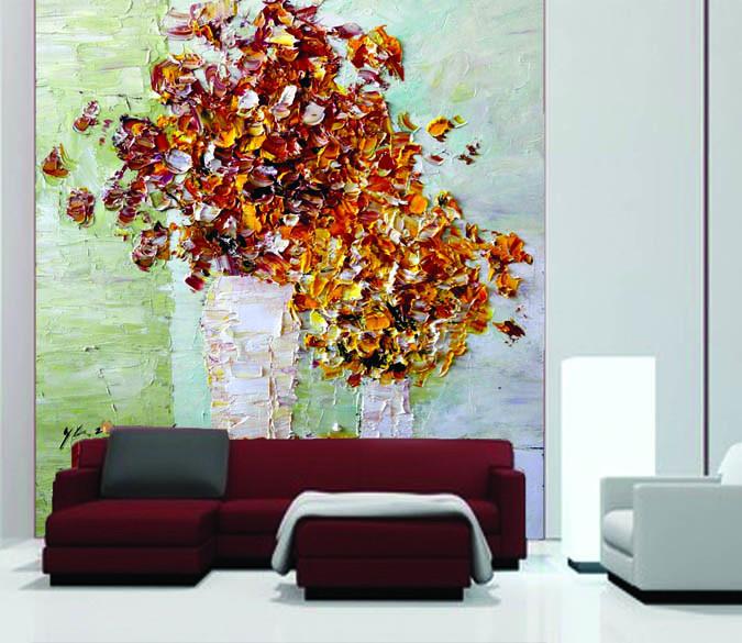 Vase Oil Painting Wallpaper AJ Wallpaper 2 