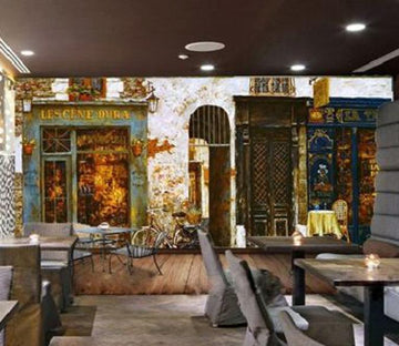 3D Old Wall Door 600 Wallpaper AJ Wallpaper 