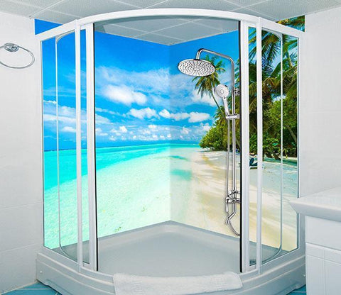 3D Shower Room Mural