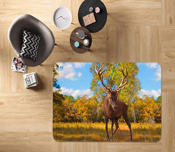3D Pretty Deer 281 Non Slip Rug Mat Mat AJ Creativity Home 