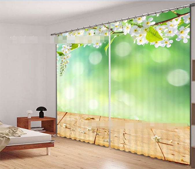 3D Spring Sunshine 2100 Curtains Drapes Wallpaper AJ Wallpaper 