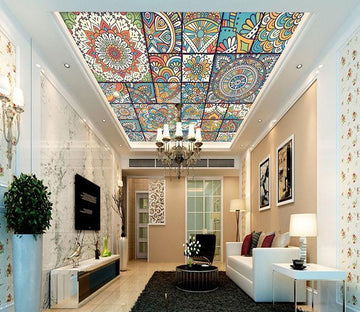 Color Retro Grids Patterns Wallpaper AJ Wallpaper 